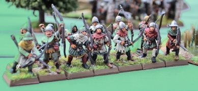 Figurines archers anglais